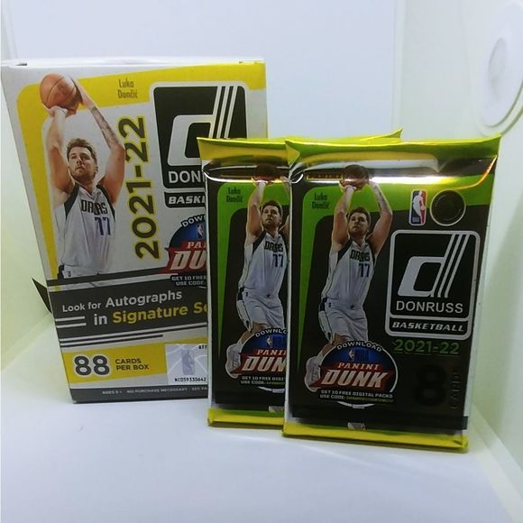 2021-22 Panini Donruss NBA Basketball (2) SINGLE PACKS - Picture 2 of 2